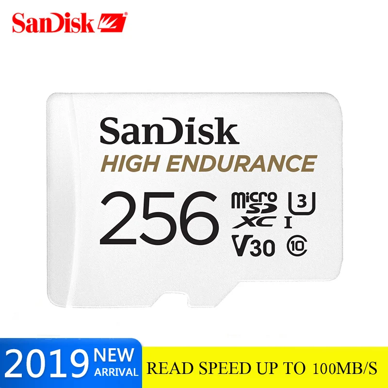 

SanDisk HIGH ENDURANCE micro SD Card 32GB 64GB MicroSD Memory Card 128gb 256gb Class 10 U3 V30 Micro SDHC/SDXC Flash Card