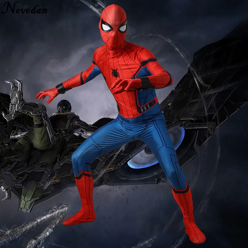 

Amazing High Quality Homecoming Cosplay 2018 Civil War Superhero Suit Halloween Costumes Men Adult Fancy