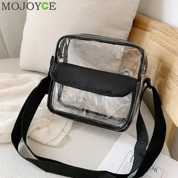 

Transparent Bag for Women Clear Shoulder Bag Female Handbags Women Versatile Messenger Bag Shoulder Fashion Bag