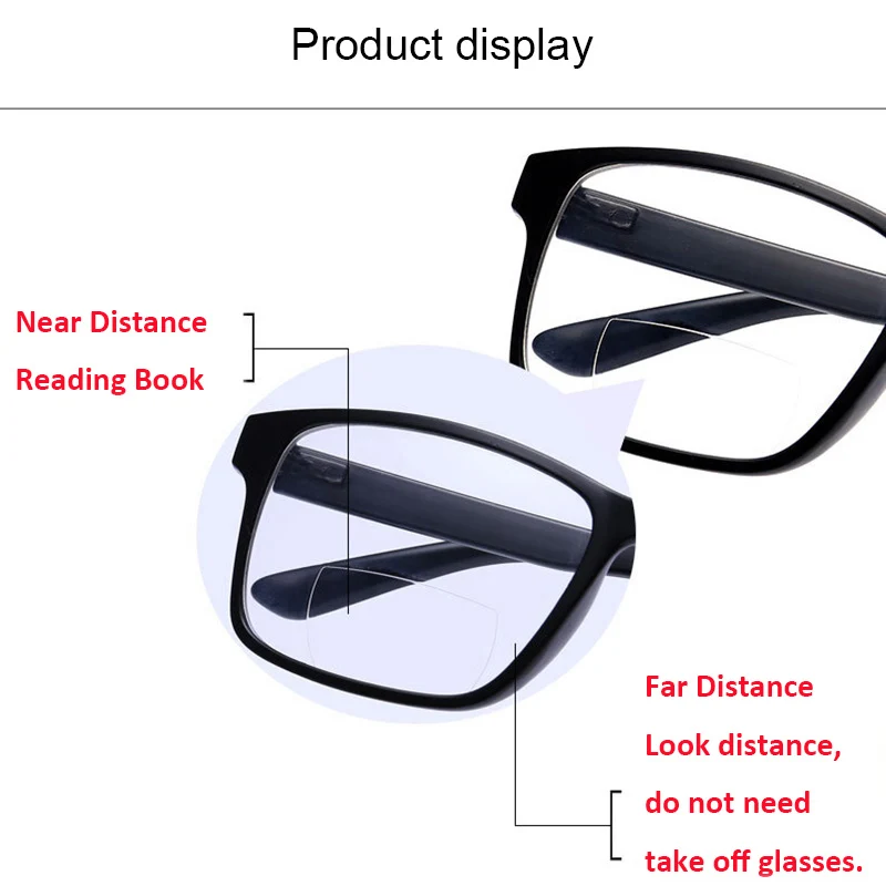 Бифокальные очки для чтения с магнитные солнцезащитные очки зажимного типа поляризованные 1,0 1,5 2,0 классический Стиль оправы очков для чтения Линзы для очков