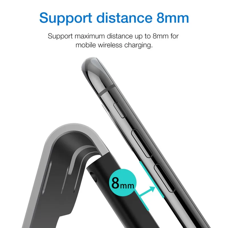 

Universal 3 In 1 Aluminum Wireless Charging Stand For Apple IWatch For AirPods Qi-Enabled Device For iphone samsung huawei