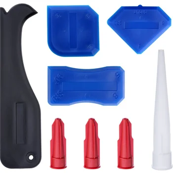 

8-Piece Caulking Tool Kit Caulking Scraper Caulking Sealant Floor Sealing Finishing Tool