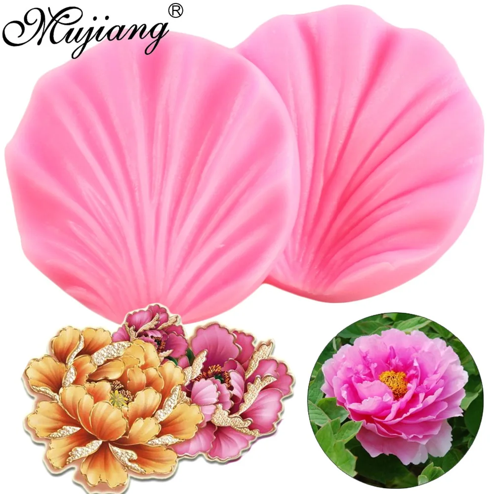 

Peony Petal Silicone Mold Polymer Clay Flower Making Fondant Cake Decorating Tools Cupcake Baking Chocolate Gumpaste Candy Mould