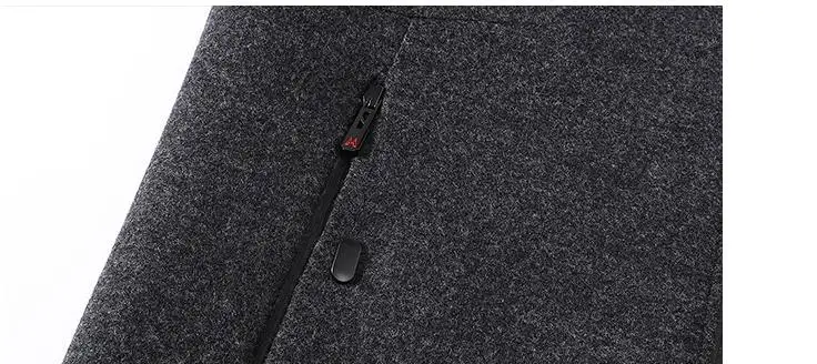 BATMO 2019 Новое поступление Зима Высокое качество Шерсть Толстые куртки мужские, мужские теплые парки, большие размеры AL45