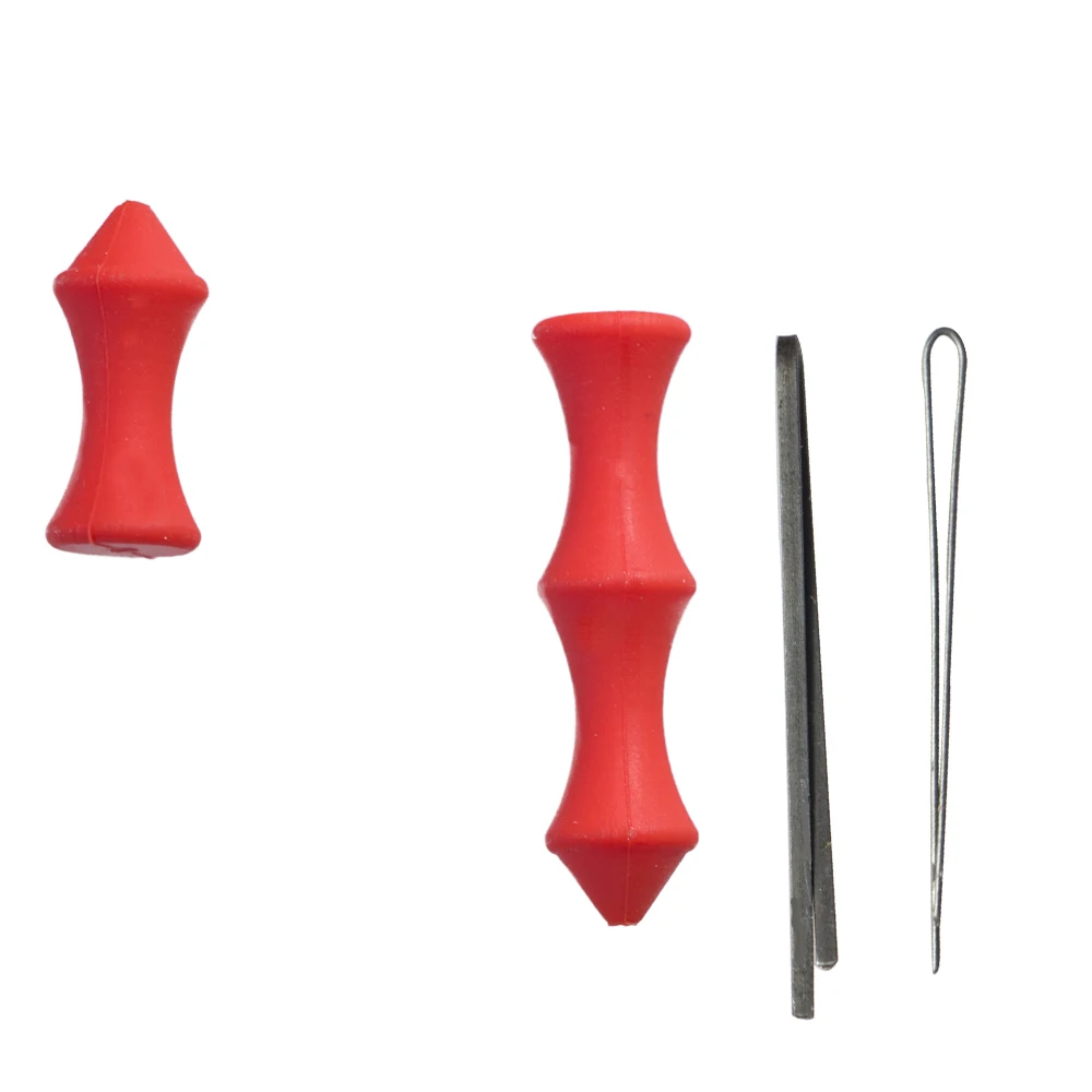 Murah Tali Busur baru Silicon Finger Protection Ada Tab No Sarung Tangan Merah Jari Proaktif untuk Panahan Berburu Shooting