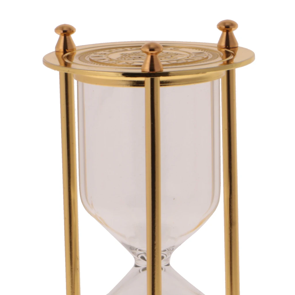3 style Retro Metal Frame Empty Hourglass Sandglass Sand Timer Home Decor Kids Science Early learning Toys Set