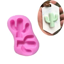Moule en Silicone pour parfum de gypse Cactus H301, bricolage, cire d'aromathérapie, gâteau de voiture, outil de cuisson