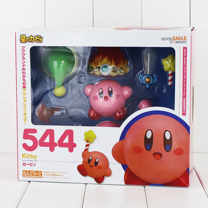 Аниме Кирби рисунок милый Nendoroid Dream Land Popopo Kirby 544# изменяемый ПВХ фигурку Коллекция Модель игрушка в подарок для детей