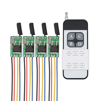 

6V-36V Wide Voltage Range Micro Remote Switch Wireless Remote Light Switch For Truck Van Car Bus Light LED Strip Light