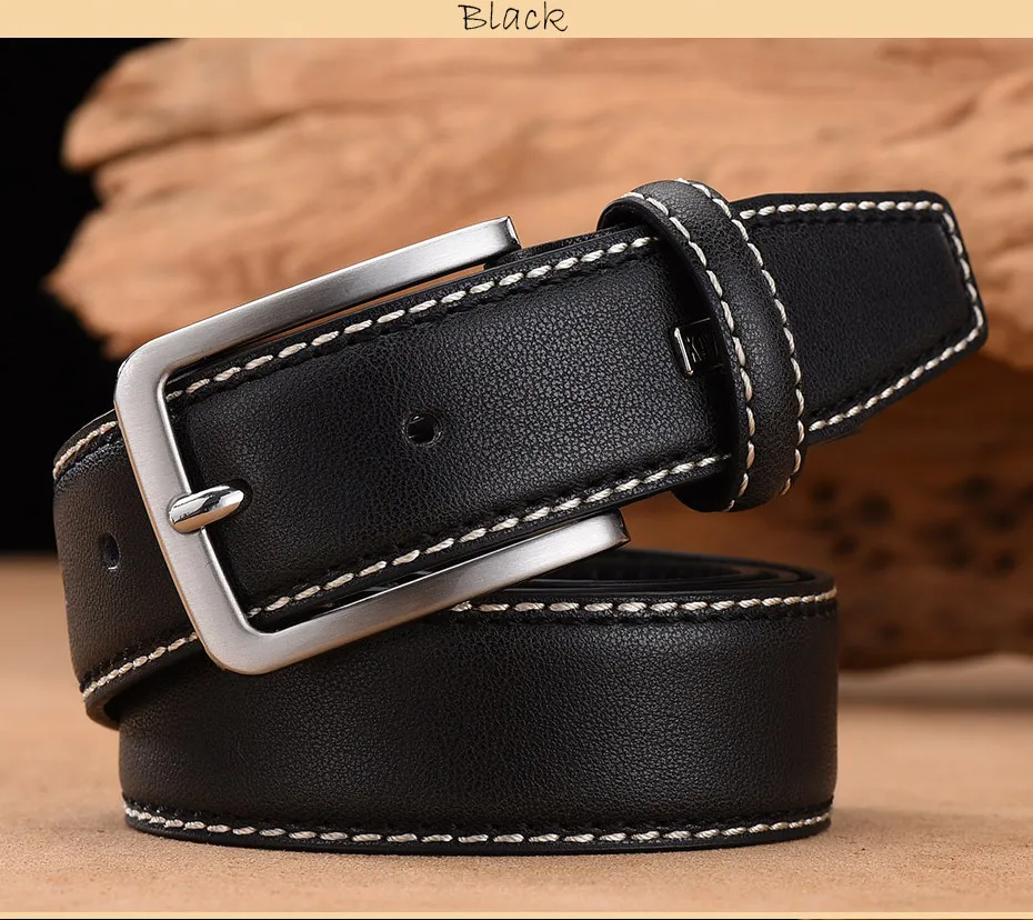 Men's Casual Leather Belt - A.Z.A.Y