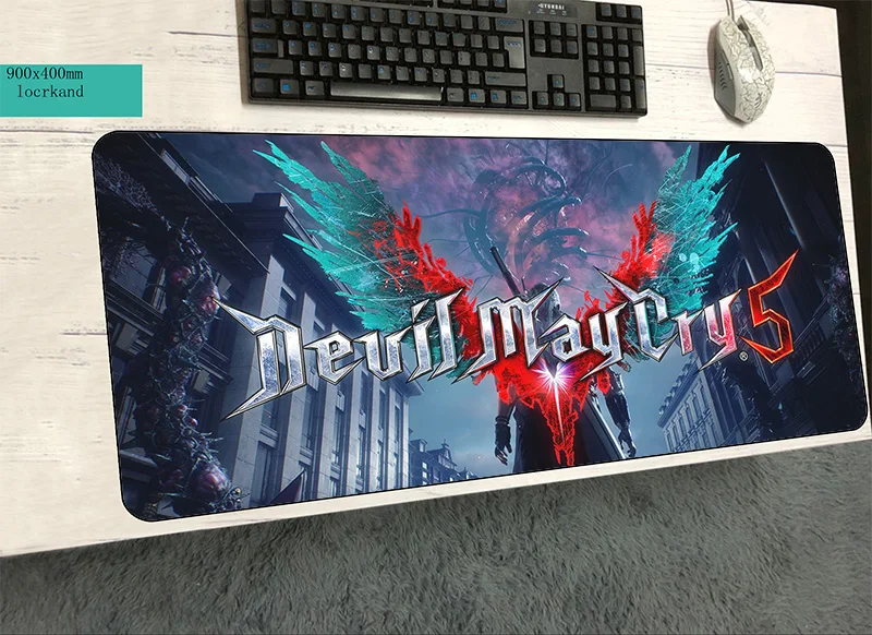 

devil may cry mouse pad 900x400x2mm mats Beautiful Computer mouse mat gaming accessories Birthday mousepad keyboard pc gamer