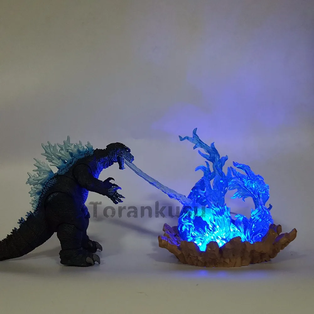 

Godzilla Action Figure Cannon Power Blue Fire Skill Anime Movie Godzilla Collection Model Toys DIY Set