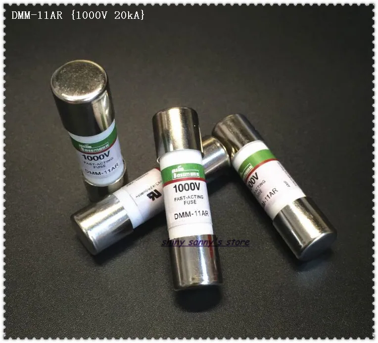 10 x 38mm DMM-11AR,DMM-B-11AR 11A 1000V 20kA Fast-Acting Ceramics Fuse For Multimeter 2 pcs/Lot ceramic fuse fast acting fuse