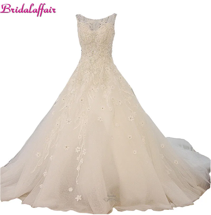 

Luxury Lace Wedding Dress Designer Pearl Beading bridal vestido de noiva robe de mariage vestido de noiva curto 2018 Customize