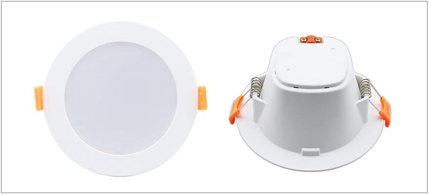 Hinnixy светодио дный LED Intelligent Radar sensor Downlights 75 мм с отверстием 110-220 В 5 Вт 7 Вт 9 Вт Встраиваемая потолочная лампа для гаражного коридора Туалет