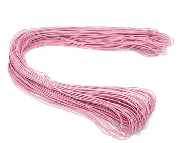

DoreenBeads Wax Rope Jewelry Rope Pink 1mm, 15 M new