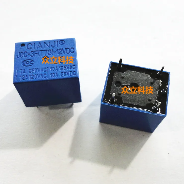 

T73 JQC-3F (T73) -12VDC 10A 250V 5 feet prior to sale original brand new genuine secondary