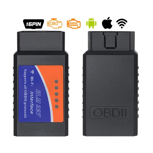 ELM327 V1.5 wifi/Bluetooth/USB PIC18F25K80 чип OBD2 диагностический считыватель кода Сканер Инструмент Мини ELM 327 для Android/iOS/Windows - Цвет: classic wifi