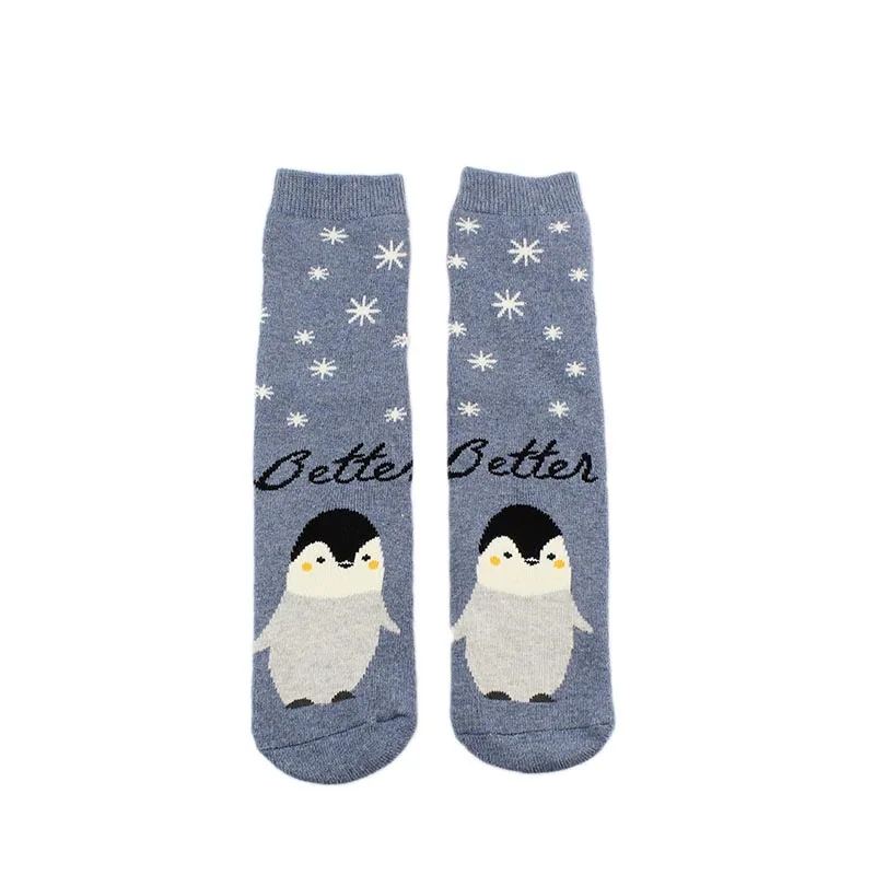 [EIOISAPRA] женские креативные носки с изображением панды пингвина, женские носки с изображением кролика, Chaussette Femme, милые забавные носки в стиле Харадзюку С Изображением Животных