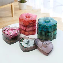 Дом покрыт многослойной пластиковой пластинкой домашнее блюдо для закусок гостиной леденец семена дыни лоток коробка для сухофруктов