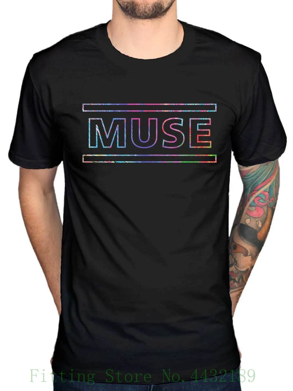 Official Muse The 2nd Law Logo T Shirt Song Titles Spectrum Metal Hard