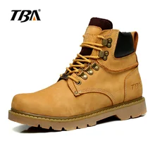 TBA/Лидер продаж; Мужская походная обувь; сезон осень-зима; водонепроницаемые ботинки martin из натуральной кожи; Мужская обувь; размеры 38-44;