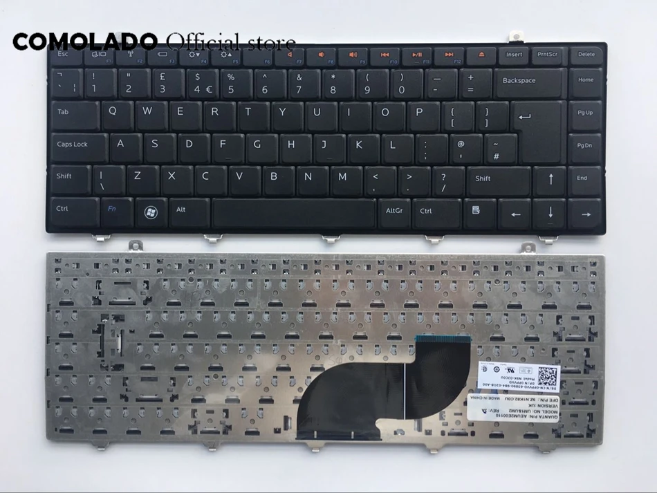 Английская клавиатура для Dell Inspiron 14z 1470 15z 1570 Studio 14 1440 1450 1457 1458 S1440 черная