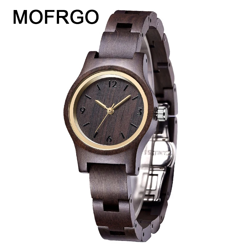 

Women Watches Bamboo Top Brand Luxury Woman Small Wood Watch Ladies Minimalist Female Clock Wooden Relogio Feminino