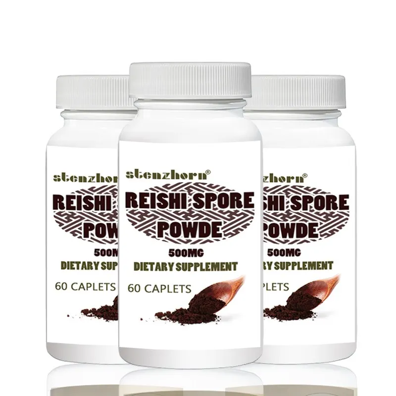 

reishi 500mg 60pcs X 3B Altogether 360 units Improves Liver Function and Detoxification Promotes Heart Health