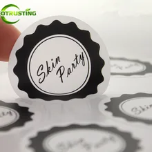 Leotriting 1000 шт Пользовательские белые/Черные виниловые самоклеющиеся наклейки индивидуальные приглашение на празднование свадьбы подарочные коробки на день рождения наклейки