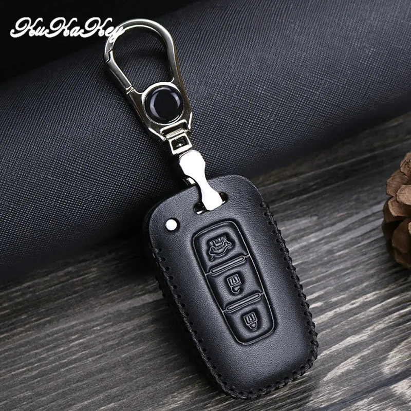 Kukakey для KIA K2 K5 РИО 2014 2015 2016 2017 2018 кожа Ключи Чехол Держатель Брелок Интимные