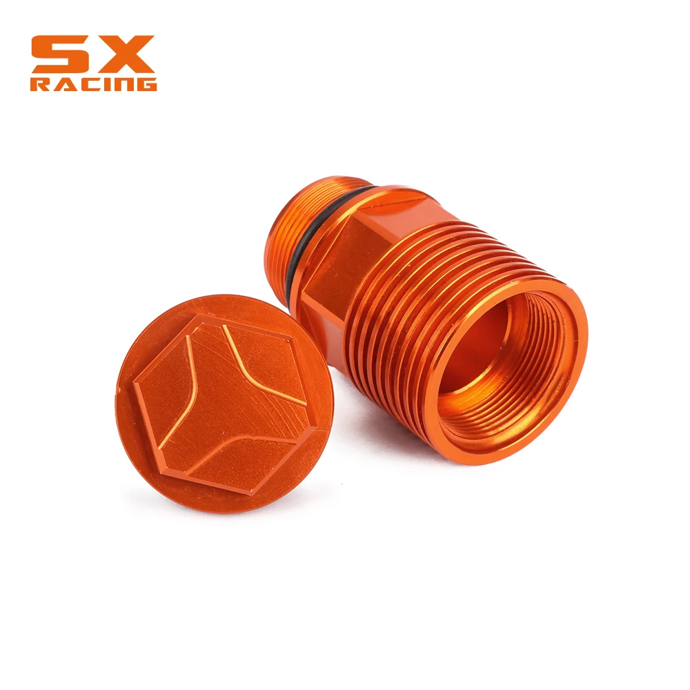 

Motorcycle Orange Rear Brake Fluid Reservoir Extension With Cap For KTM SX EXC XC XCW XCFW EXCF 125 150 200 250 350 450 525 530