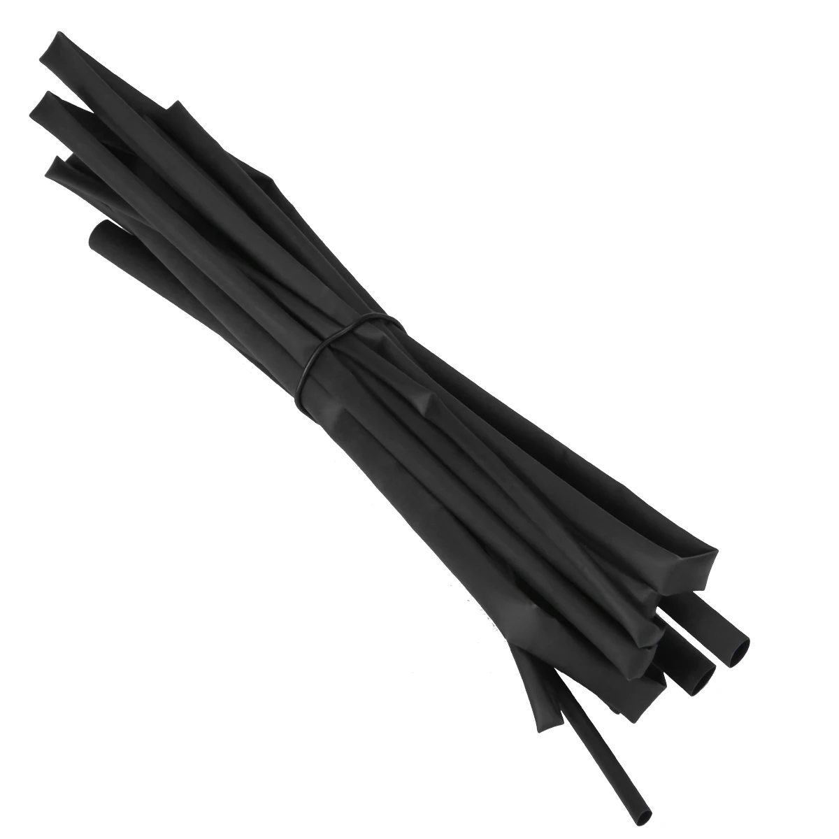 4pcs/set Sleeving Wrap Wire Heat Shrink Tubing Tubes 3mm 4mm 5mm 6mm Diameter Electrical Cable Tube Black 1 Meter Long