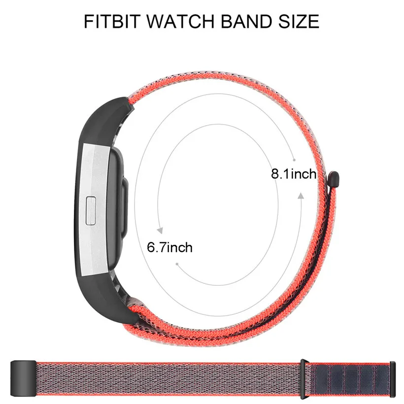 Дизайн, легкий нейлоновый смарт-браслет, ремешок для часов, ремешок для Fitbit Charge 2, повседневный ремешок для часов, сменный аксессуар