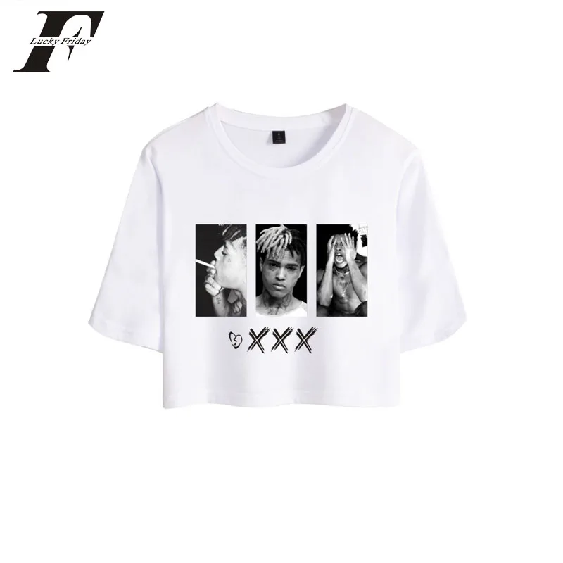 LUCKYFRIDAYF 2018 хип хоп рэппер XXXTentacion футболка с принтом для женщин и мужчин летний