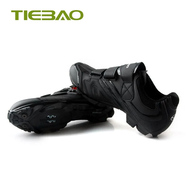 Najtaniej TIEBAO Sapatilha Ciclismo Mtb 2019 mężczyźni kobiety SPD cleats pedały obuwie rowerowe mountain bike samoblokujący Athletic Riding Sneakers