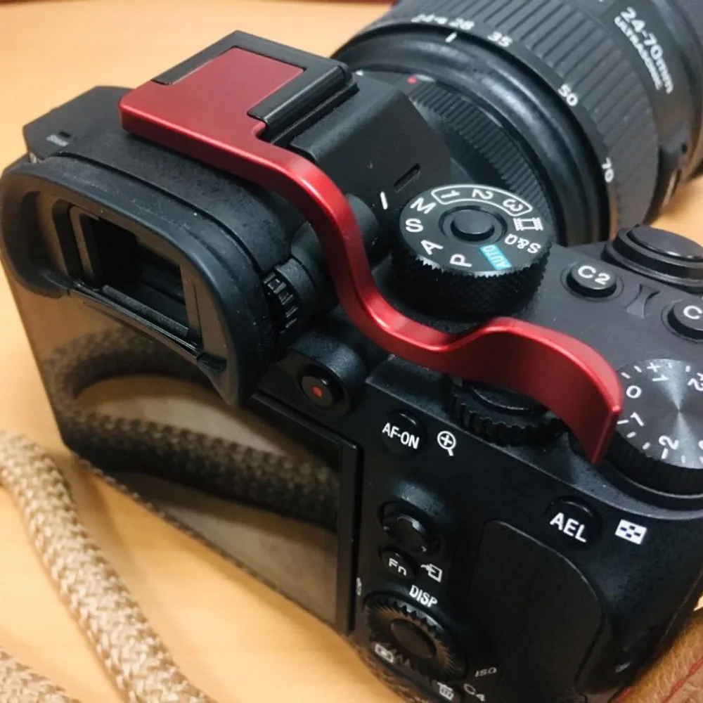 Чехол для Sony A7R II A7 красная подставка большого пальца чехол горячего башмака с креплением A7R2|Моноподы| |