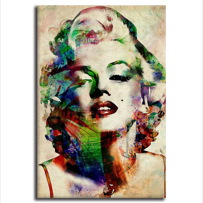 

1 Panel Modern Canvas Painting Home Decorative Sexy Marilyn Monroe Wall Post Art Picture for Living Room Decor