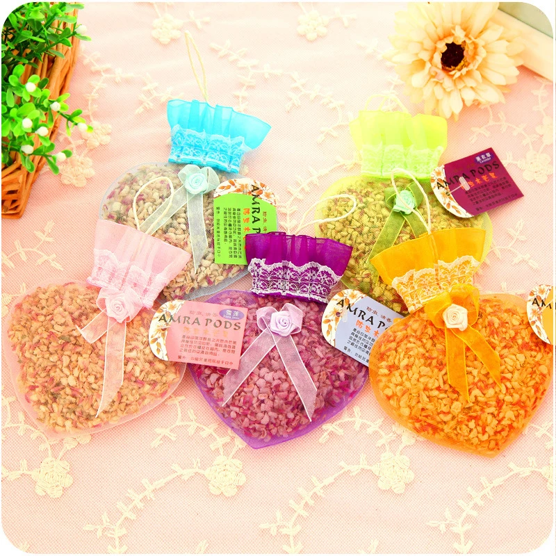 

1pcs Fresh Air Scented Fragrance Natural dried flowers Home Wardrobe Drawer Car Perfume Sachet Bag Aromatherapy package