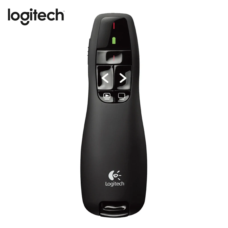 

Logitech R400 USB Wireless Presenter Red Laser Pointer PPT Remote Control Pointer pen for PowerPoint Presentation teaching