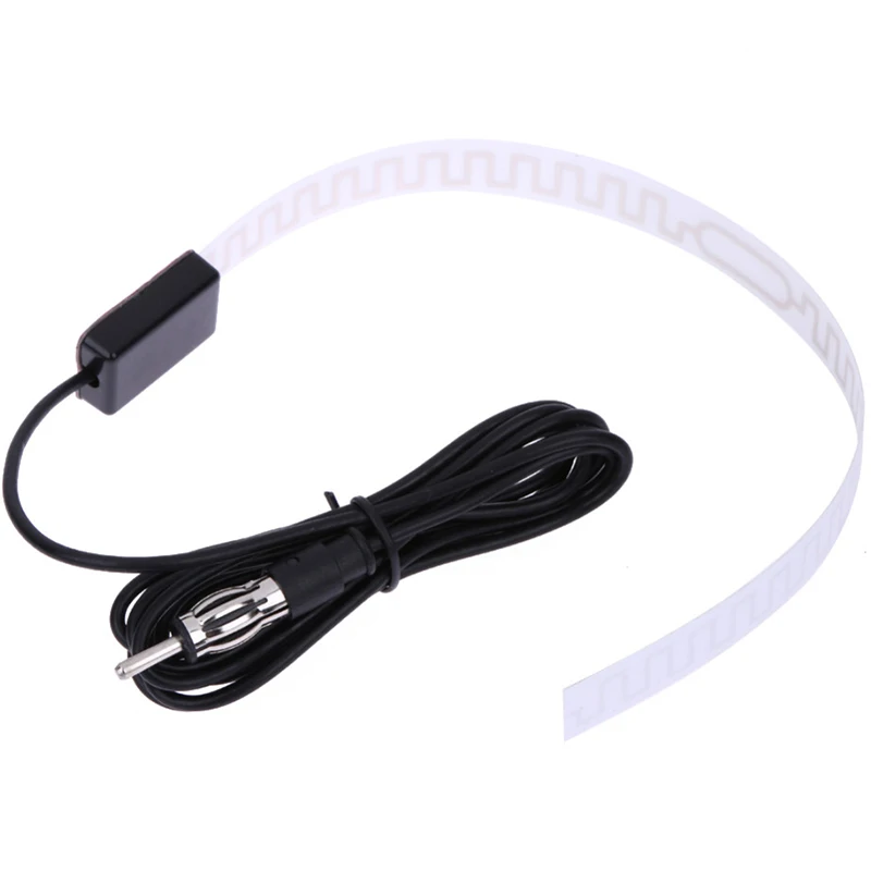 AM FM Car Internal Mount Amplifier Aerial Antenna Vehicle Glass Screen Radio Reception Signal Strengthing