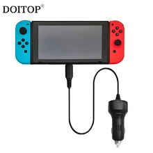 DOITOP универсальный автомобильный зарядный кабель длиной 2 м NS Switch USB Автомобильное зарядное устройство для переключателя