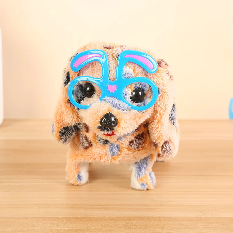 Electronic Dog Pet Walk Bark Puppy Electronic Pets Cute Robot Dog Kids Gift Plush Pet Dog Toys For Children Birthday Gifts