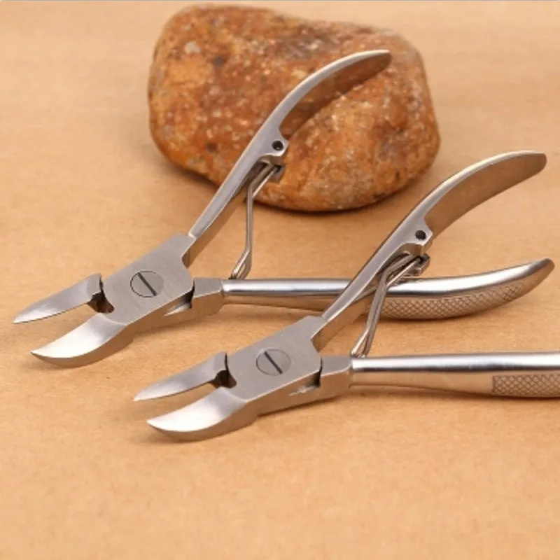 Peeling plier stainless steel finger plier pedicure scissors tools nail