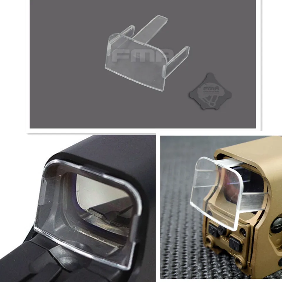 Tactical Hunting Airsoft Scope Red Green Dot Sight Lens Protective