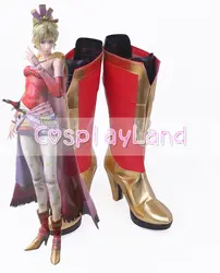Final Fantasy 6 Terra брумфорд красные ботинки для костюмированной вечеринки обувь для взрослых Для женщин Обувь на высоких каблуках костюм