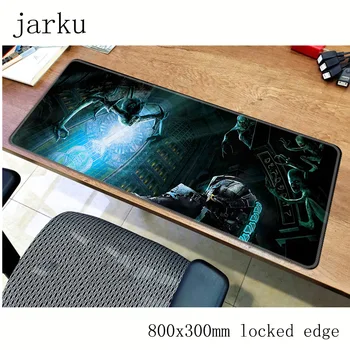

dead space pad mouse computador gamer mause pad 800x300X2MM padmouse big xl mousepad ergonomic gadget office desk mats