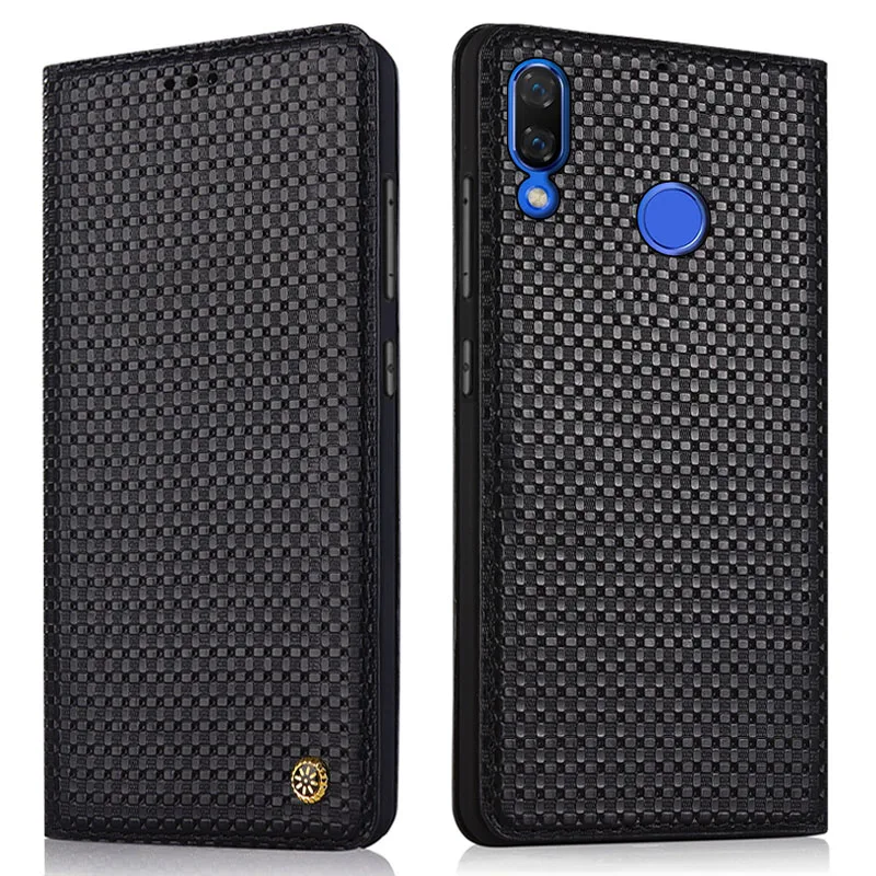 

High-end Genuine Leather Magnetic Flip Cover Mobile Phone Book Case For Huawei Nova 3/3i/Nova 5/Nova 2 Plus Phone Case Funda