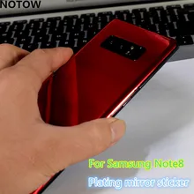 NOTOW модная зеркальная мембрана, Защитная пленка для мобильного телефона, наклейка для samsung Galaxy s10/s10E/S10plus/s9/s9+ Note8