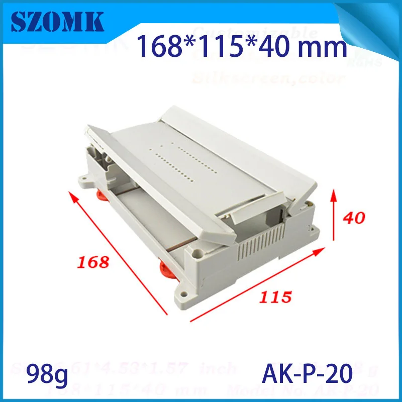 1 шт, 168*115*40 мм diy электронная Оболочка Чехол ограждение из АБС для управления пластиковым корпусом проект корпус din-рейка коробка